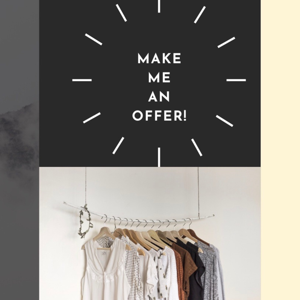 All reasonable offers are accepted!!